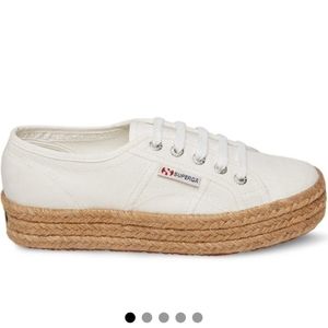 Superga platform espadrille sneakers